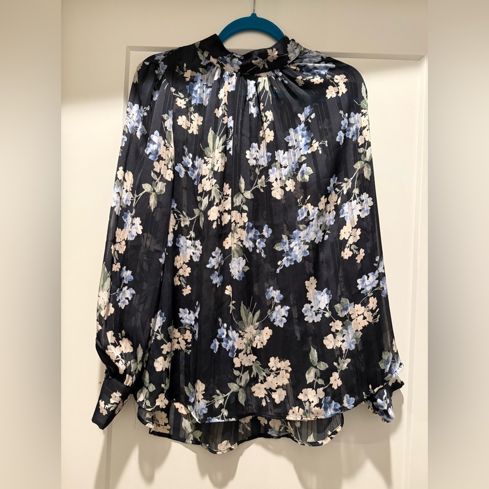 Sheer Floral Top